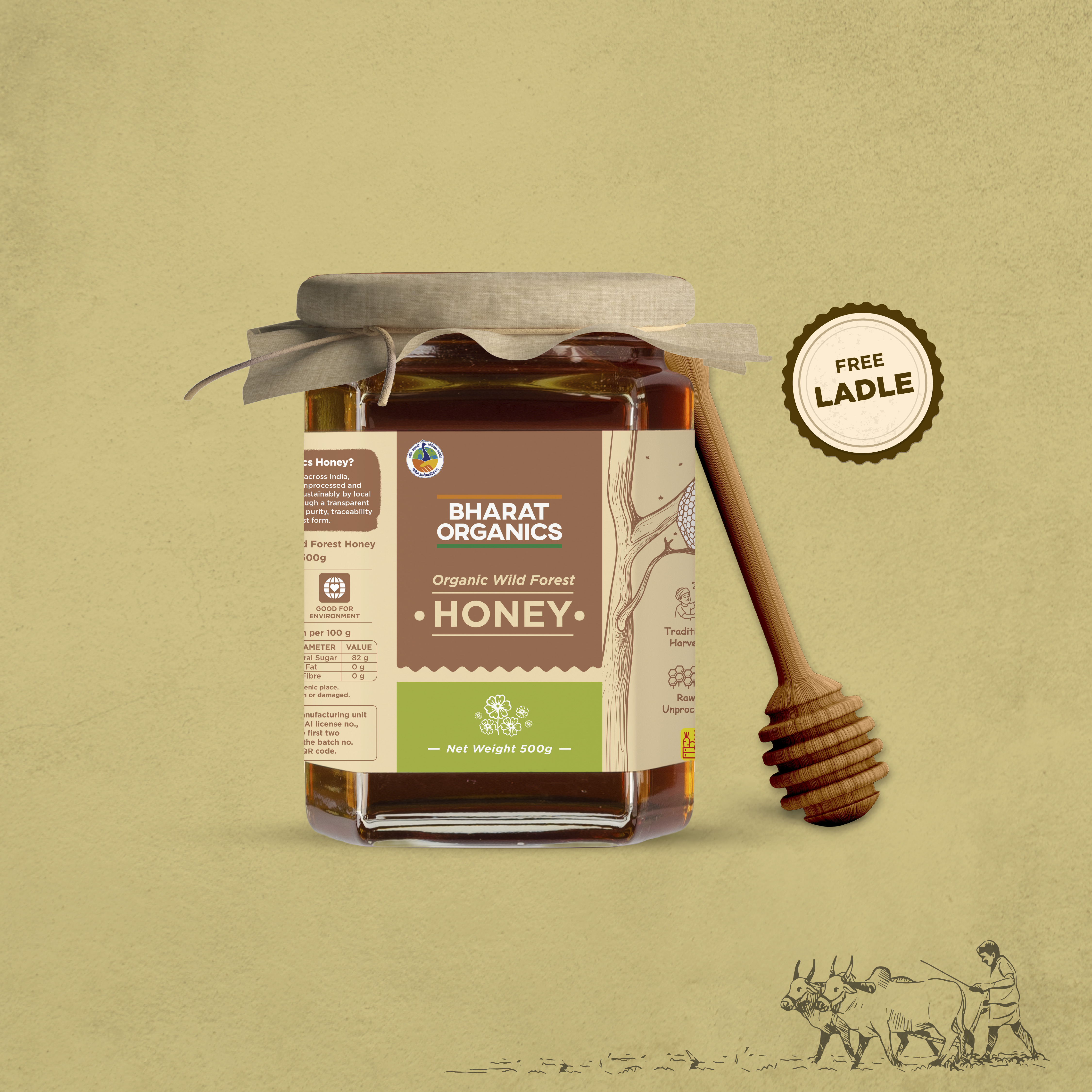 Organic Wild Forest Honey 500 g