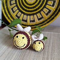 Bee Small Rattle