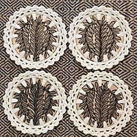 Madhubani Coaster Tree Madhubani Coaster Tree