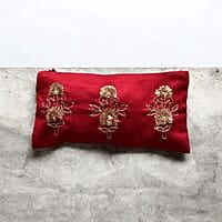 Flower Booti Zip Pouch