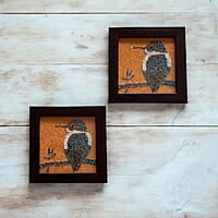 Kingfisher Wooden Coaster