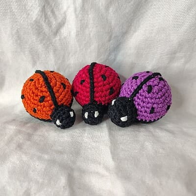 Crochet Ladybird Small Rattle