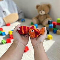 Crochet Fish Small Rattle