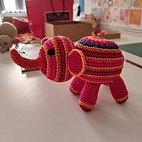 Striped Elephant Large Buddy Striped Elephant Large Buddy