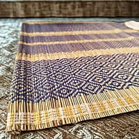 Madur Blue & Natural Table Runner