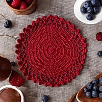 Single Colour Trivet Red