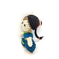 Crochet Maharashtrian Small Figurine