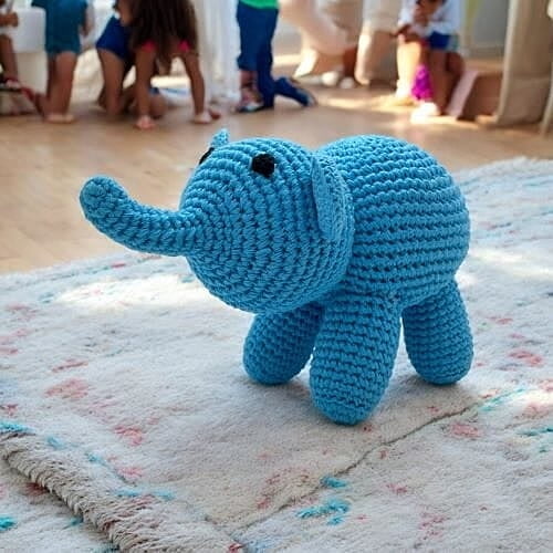 Elephant Light Blue Buddy