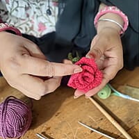 Rose Small Flower Red