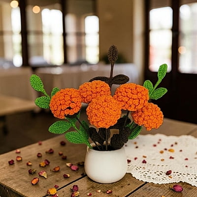 Marigold Small Flower Light Orange Marigold Small Flower Light Orange