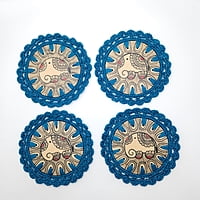 Madhubani Coaster Elephant Madhubani Coaster Elephant