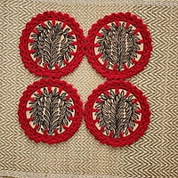 Madhubani Coaster Tree Madhubani Coaster Tree