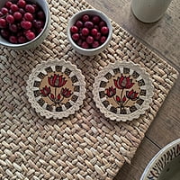 Madhubani Coaster Lotus