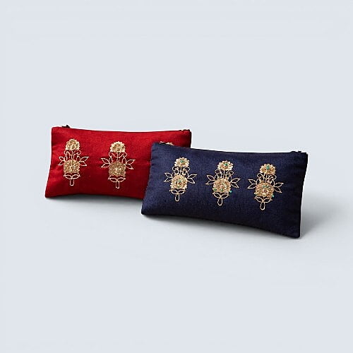 Flower Booti Zip Pouch