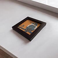 Kingfisher Wooden Coaster