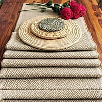 Madur Navajo White Table Runner Madur Navajo White Table Runner