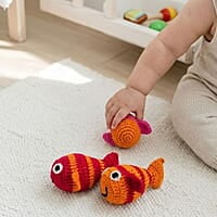Crochet Fish Small Rattle