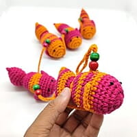 Crochet Fish Hanging Decoration
