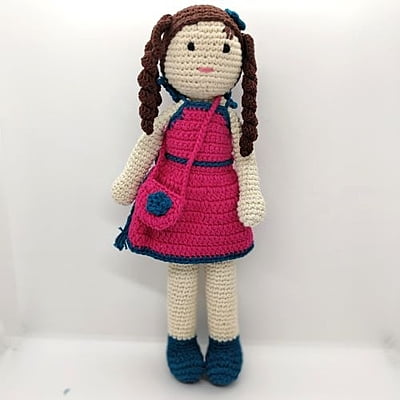 Crochet Summer Dress Large Doll