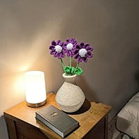 Crochet Small Purple Daisy Flower