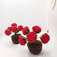 Rose Small Flowerpot