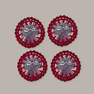 Madhubani Coaster Mayur