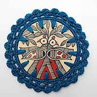 Madhubani Coaster Mayur Madhubani Coaster Mayur