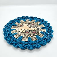 Madhubani Coaster Elephant Madhubani Coaster Elephant