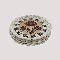 Madhubani Coaster Lotus