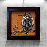 Kingfisher Wooden Coaster
