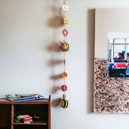 Handmade Crochet Bee Hanging