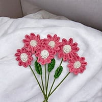 Crochet Small Light Pink Daisy Flower