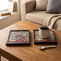 Madhubani Hand-Painted Mayur Tabletop