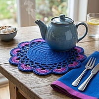 Double Colour Trivet Blue / Purple