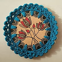 Madhubani Coaster Lotus