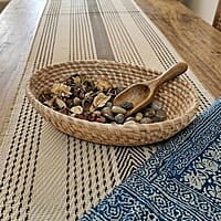 Moonj Natural Shallow Basket