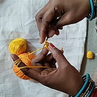 Crochet Bee Small Rattle