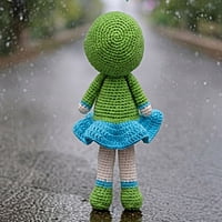 Handmade Crochet Rain Doll Handmade Crochet Rain Doll
