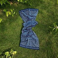 Chanderi Leaf Printed Stole