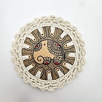 Madhubani Coaster Elephant Madhubani Coaster Elephant
