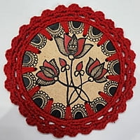 Madhubani Coaster Lotus