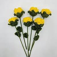 Rose Small Flower Yellow