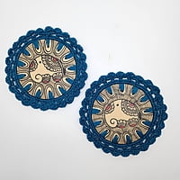 Madhubani Coaster Elephant Madhubani Coaster Elephant