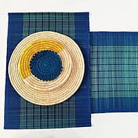 Blue base Table Runner