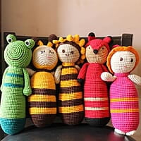 Crochet Sunflower Sleep Buddy