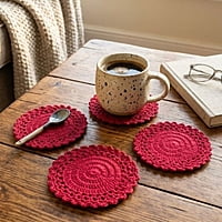 Crochet Round Coaster
