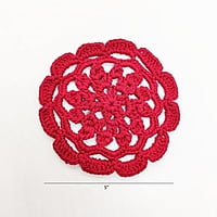 Mandala Coaster Red