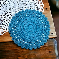 Round Coaster Teal Blue
