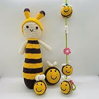 Crochet Bee Magnets