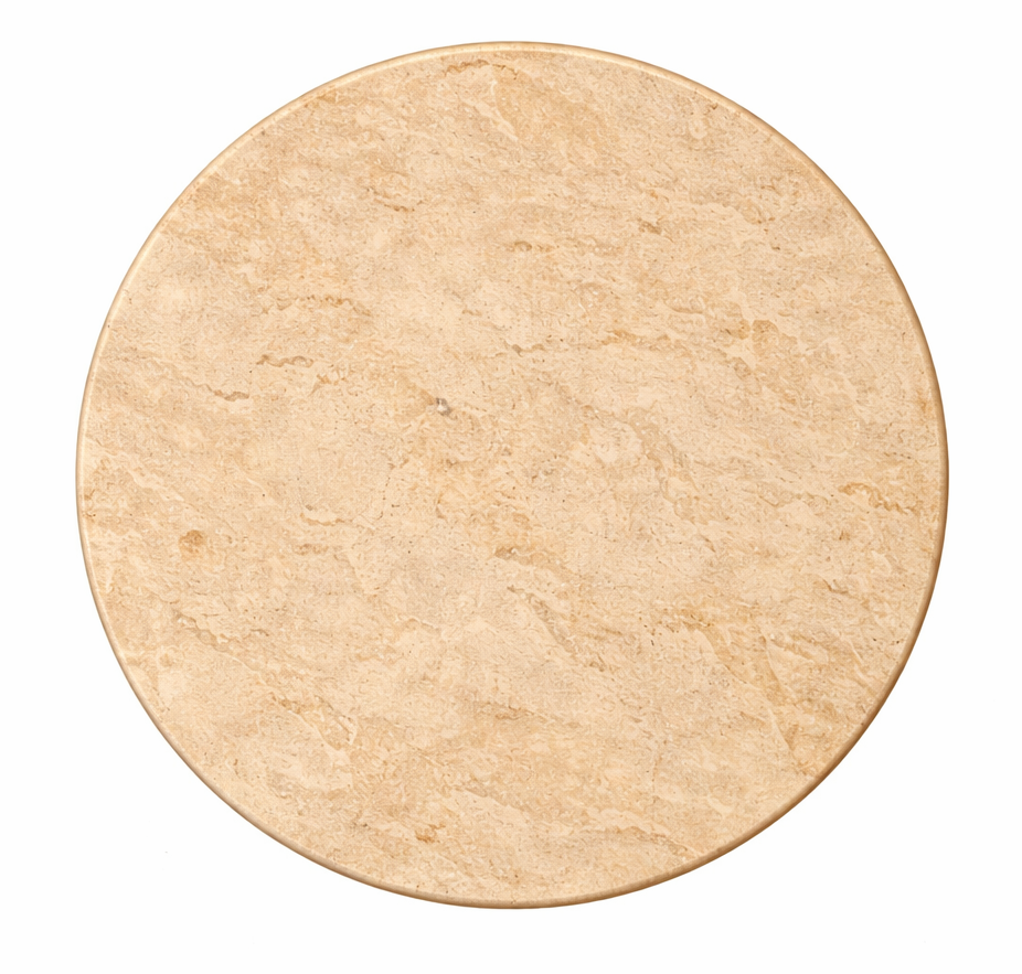 Sping Marble Top Peg Accent End Table